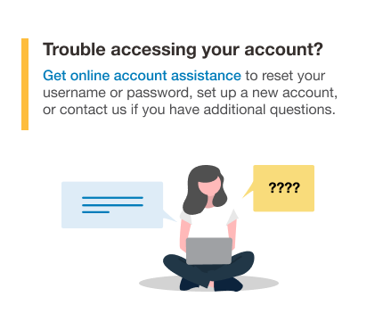 Account assistance illustration
